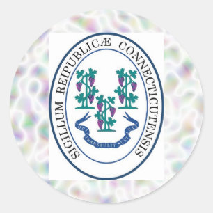 Connecticut State Seal Stickers