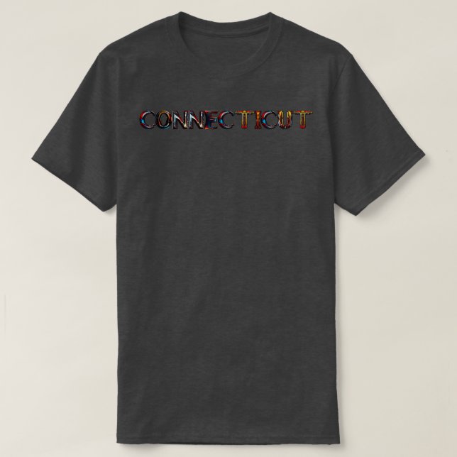 Connecticut State T-Shirt (Design Front)