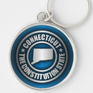 "Connecticut Steel" Keychains (Blue)