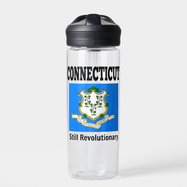 Connecticut, Still Revolutionary Water Bottle (Front)