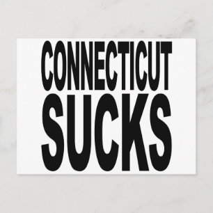 Connecticut Sucks Postcard