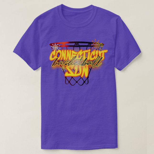 connecticut sun basketball TShirt (Design Front)