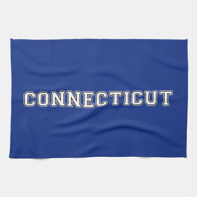 Connecticut Tea Towel (Horizontal)