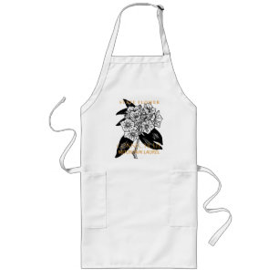 Connecticut Territory Flower Mountain Laurel Long Apron