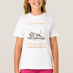 Connecticut Territory Insect Mantis religiosa T-Shirt