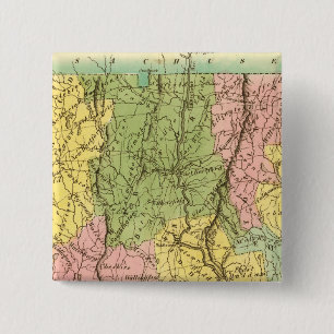 Connecticut US 15 Cm Square Badge