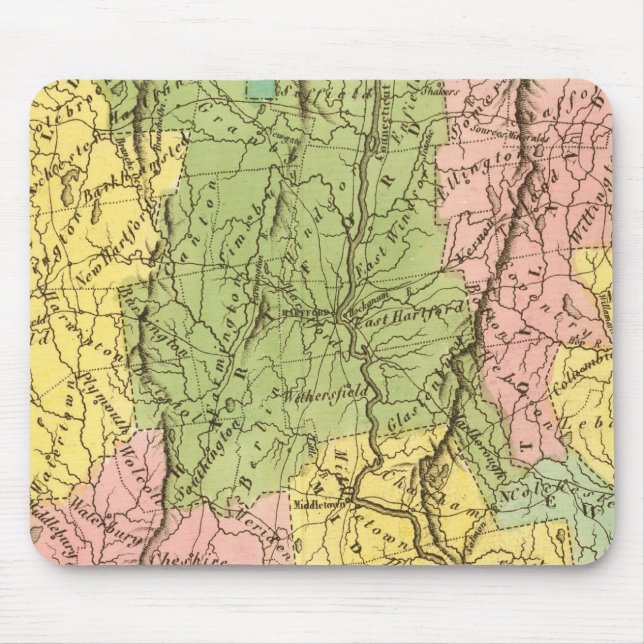 Connecticut US Mouse Mat (Front)