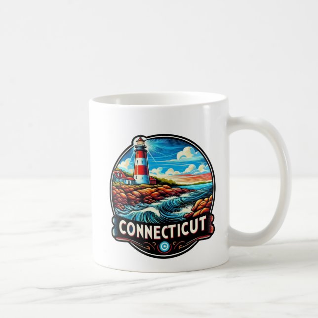 Connecticut USA Coffee Mug (Right)