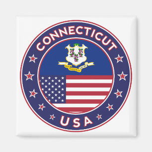 Connecticut, USA States, Connecticut t-shirt Magnet