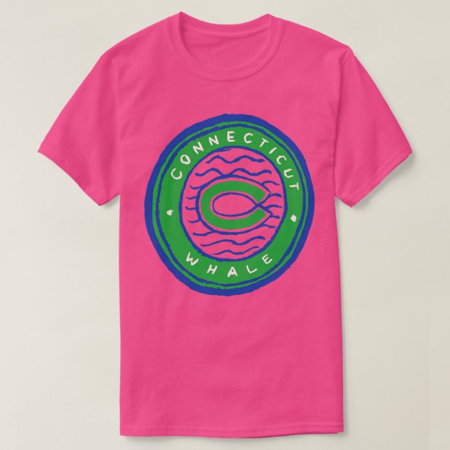 Connecticut Whaleeee T-Shirt (Design Front)