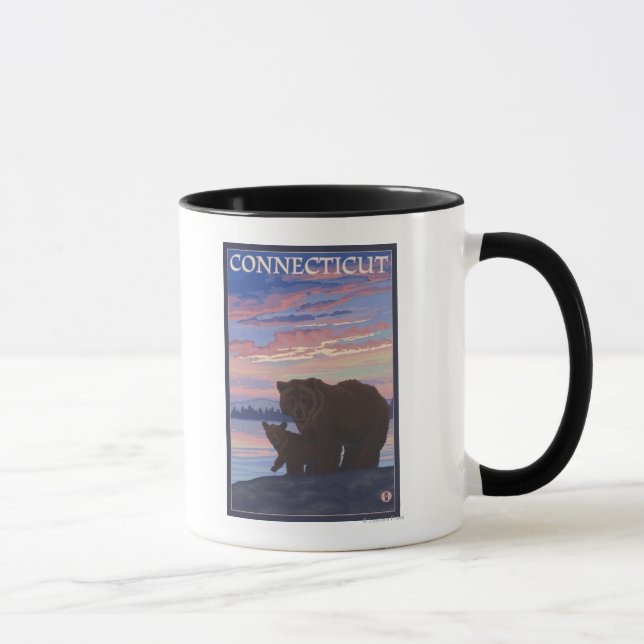 ConnecticutBear and Cub Mug (Right)