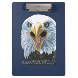ConnecticutEagle Up Close Clipboard