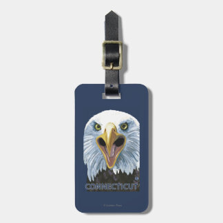 ConnecticutEagle Up Close Luggage Tag