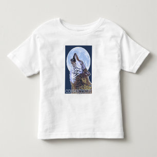 ConnecticutHowling Wolf Toddler T-Shirt