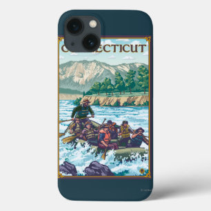 ConnecticutRiver Rafting Scene iPhone 13 Case