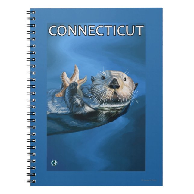 ConnecticutSea Otter Scene Notebook (Front)