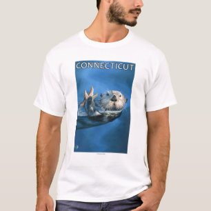 ConnecticutSea Otter Scene T-Shirt