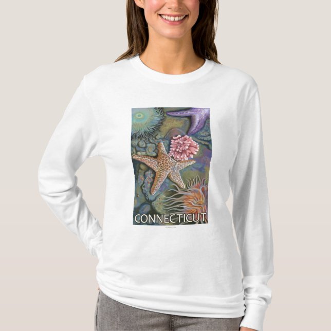 ConnecticutTidepool Scene T-Shirt (Front)