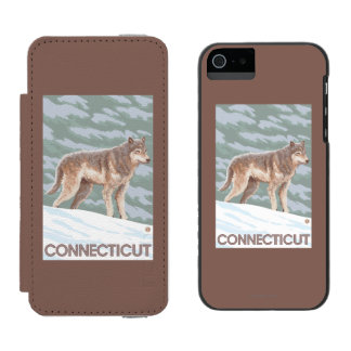 ConnecticutWolf Scene Incipio Watson™ iPhone 5 Wallet Case