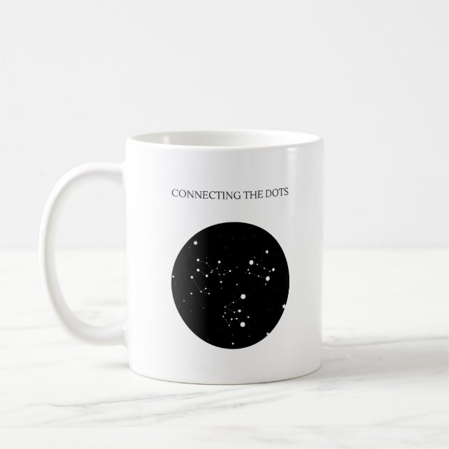 CONNECTING THE DOTS COFFEE MUG (Left)