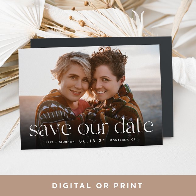 Connection | Horizontal Photo Save The Date (Creator Uploaded)