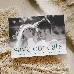 Connection Horizontal Photo Save The Date