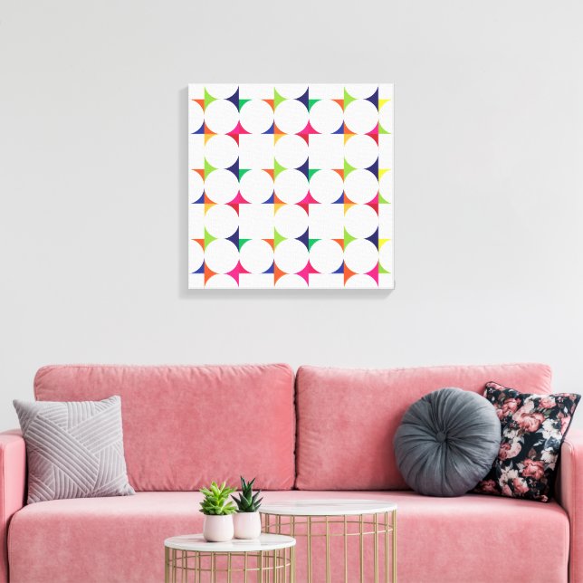 Connections of Colour Canvas Print (Insitu(LivingRoom))