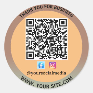 ConnectNow: Business QR Code Sticker