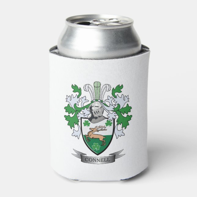 Connell Coat of Arms Can Cooler (Can Front)
