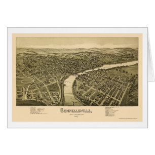 Connellsville, PA Panoramic Map - 1897