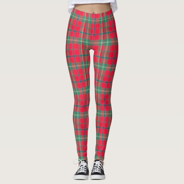 Connemara Ireland Tartan Leggings (Front)