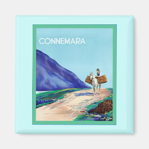 Connemara ~ Vintage Irish Travel Magnet