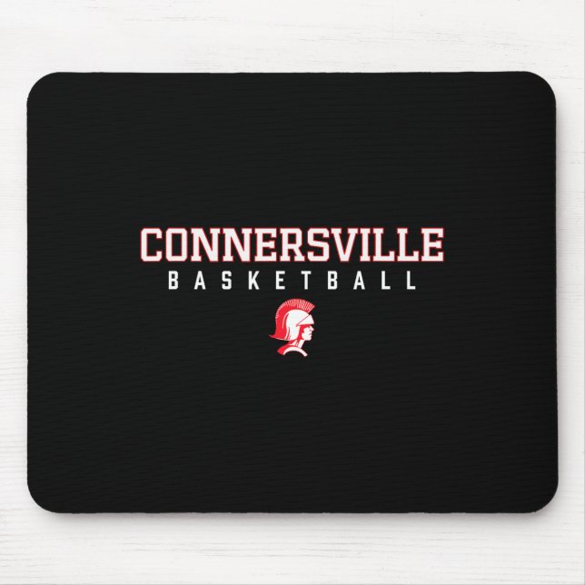 Connersville Spartans Logo Sketll Hs  Mouse Mat (Front)