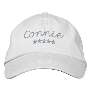 Connie Name Embroidered Hat