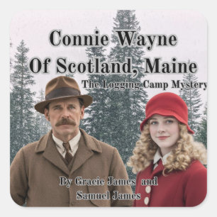 Connie Wayne sticker, #1 Square Sticker
