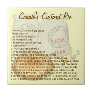 Connie's Custard Pie Tile