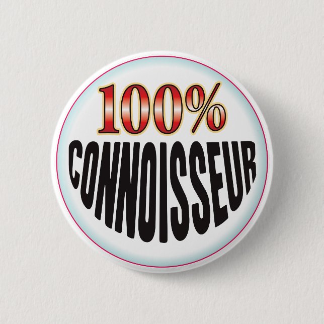 Connoisseur Tag 6 Cm Round Badge (Front)