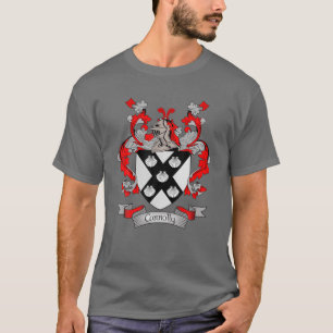 Connolly Coat Of Arms   Connolly Surname Family Cr T-Shirt