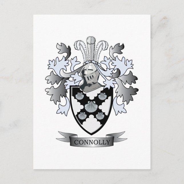 Connolly Coat of Arms Postcard (Front)