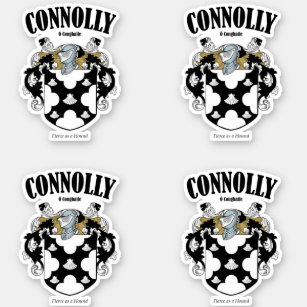 Connolly Crest Irish Translation & Meaning (x4)