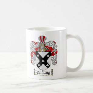 CONNOLLY FAMILY CREST -  CONNOLLY COAT OF ARMS COFFEE MUG