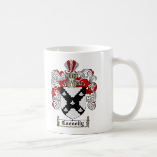 CONNOLLY FAMILY CREST -  CONNOLLY COAT OF ARMS COFFEE MUG