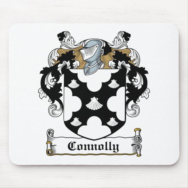 Connolly Family Crest Mouse Mat (Front)