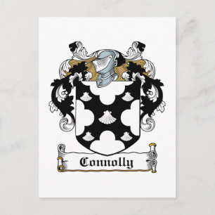 Connolly Family Crest Postcard
