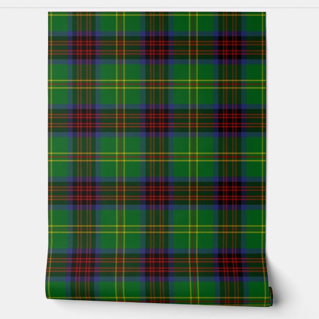 Connolly Hunting Tartan Plaid Scottish Clan Wallpaper (Unrolling)