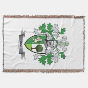Connor Coat of Arms Throw Blanket
