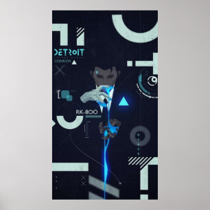 Connor Cover - Detroit Become Human Poster