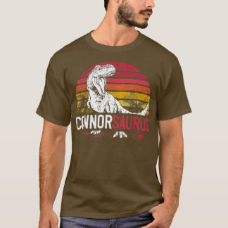 Connor Saurus Personalized T Re Name Christmas Gif T-Shirt