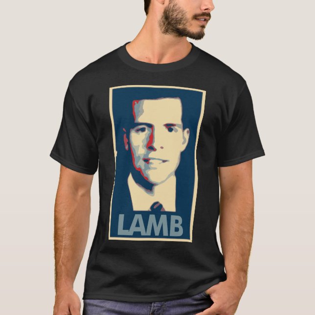 Conor Lamb Poster Political Parody T-Shirt (Front)