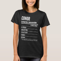 Conor  Nutritional Facts Serving Size Calories